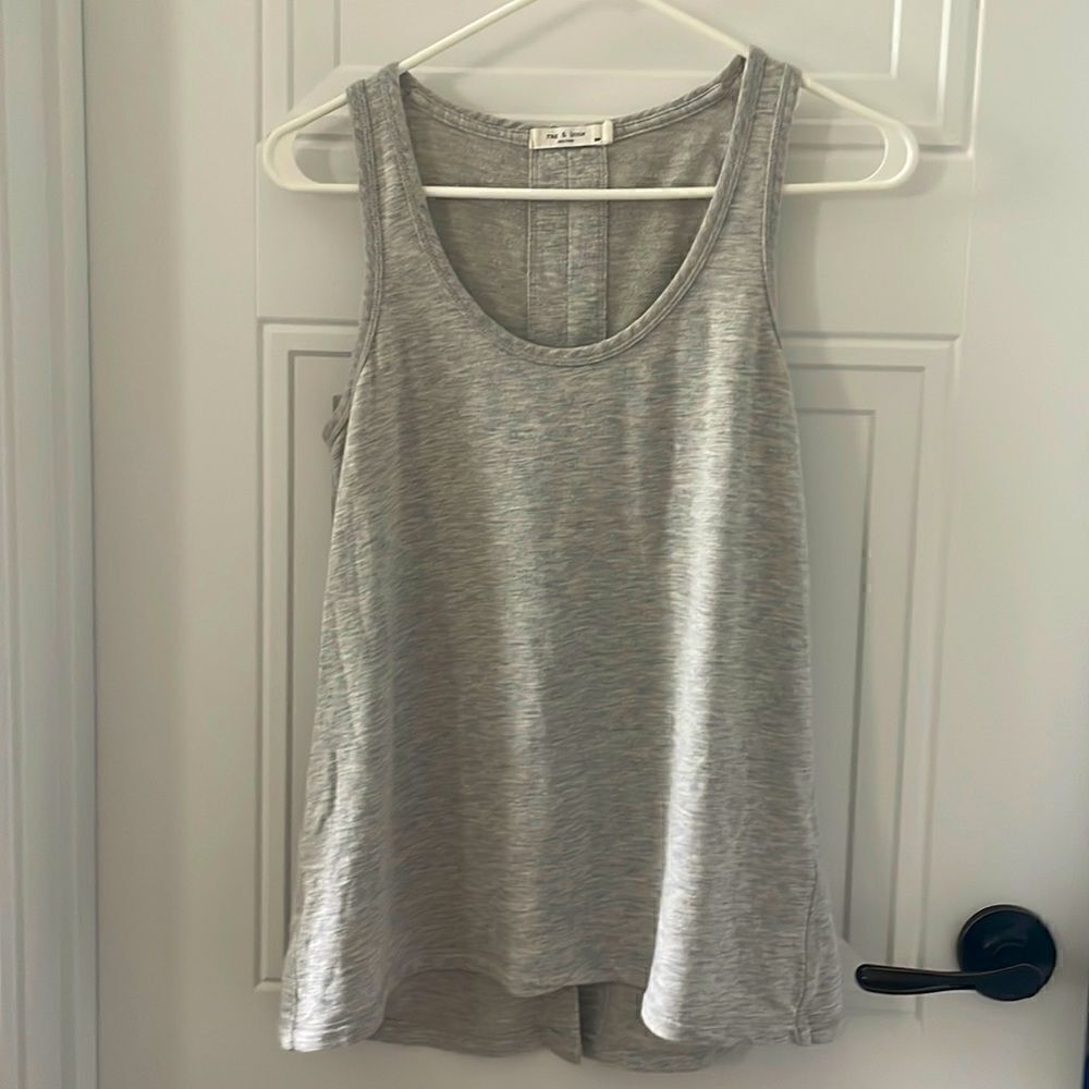 Rag & Bone Kat Split Back Tank Top - Picture 3 of 6